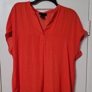 Rachel Roy Orange Blouse Size M